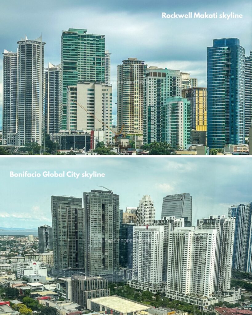 rare digest rockwell vs bgc what it feels like to live in rockwell makati skyline of bgc and rockwell