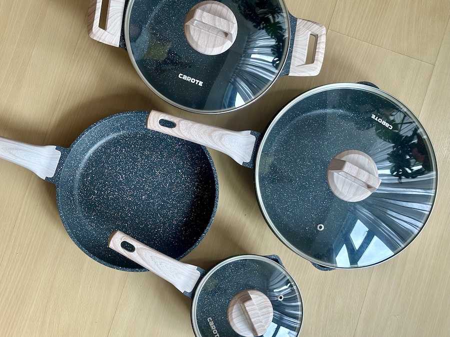 rare digest kitchen must haves to thrive in condo living photo of 4pc set granite cookware pots and pans from carote