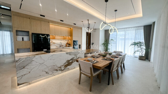 phuket mansions open kitchen & dining area