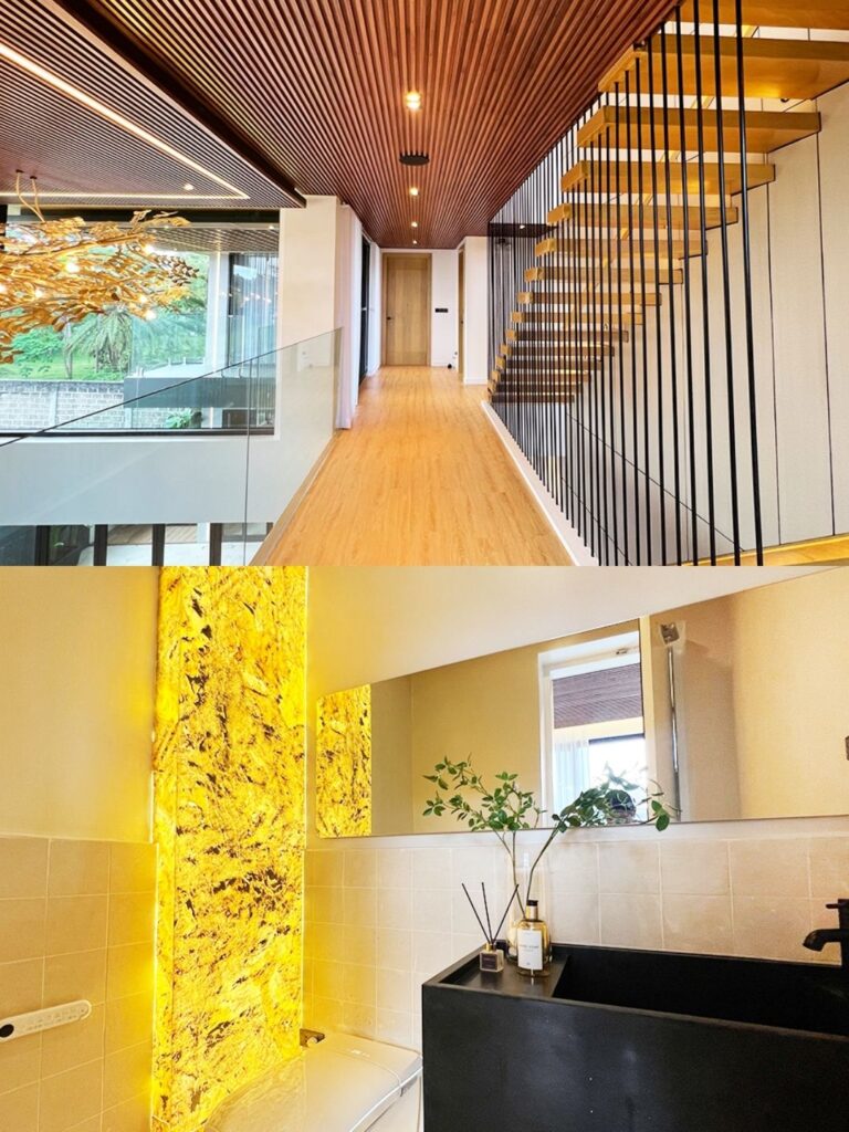 tokyo mansions casa intellima hallway and powder room