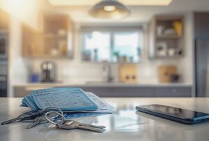 copy of rareph leph blog posts featured images meralco (electricity) utility bills on the kitchen counter inside a clean modern house