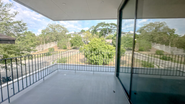 ayala westgrove heights modern contemporary balcony on primary bedroom