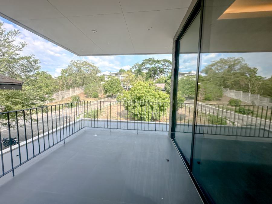 ayala westgrove heights modern contemporary balcony on primary bedroom