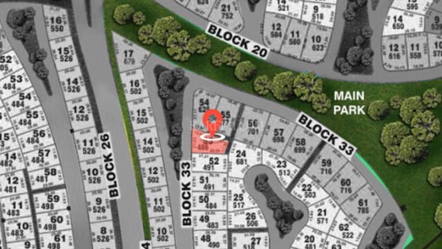 riomonte lot for sale near the main park map