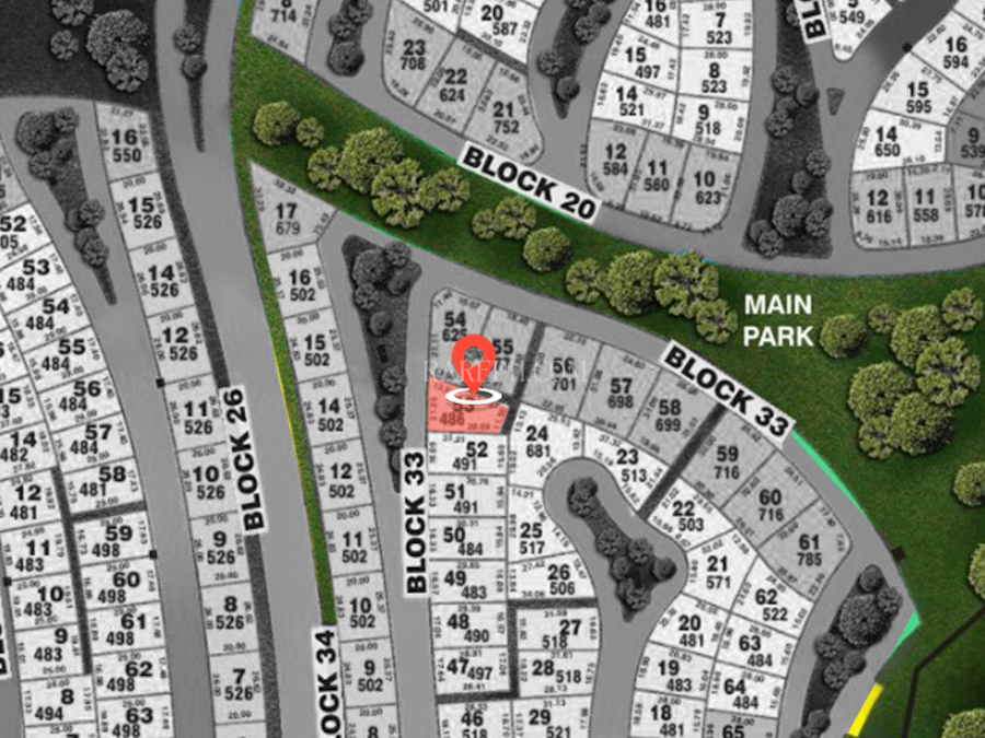 riomonte lot for sale near the main park map