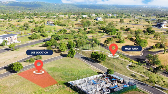riomonte lot for sale near the main park aerial 1