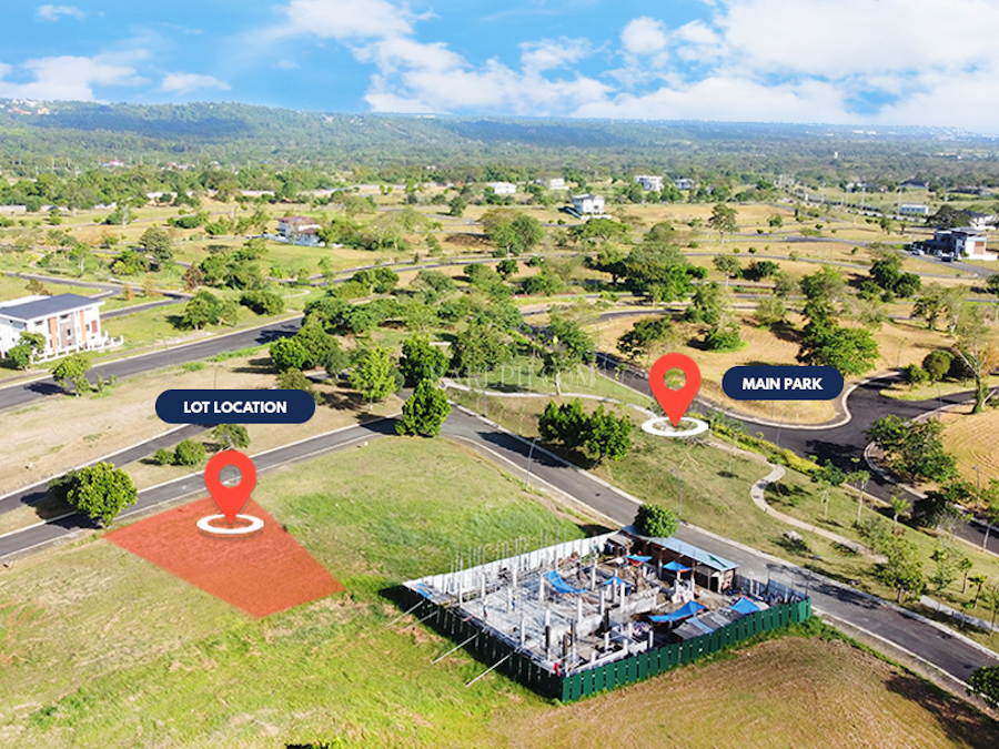 riomonte lot for sale near the main park aerial 1