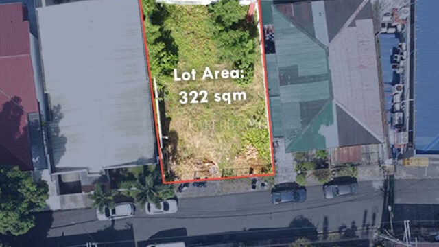 san miguel village makati prime lot for sale aerial view lot 2