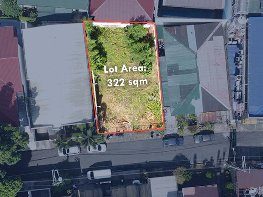 san miguel village makati prime lot for sale aerial view lot 2