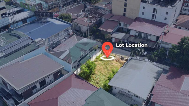 san miguel village makati prime lot for sale aerial view lot