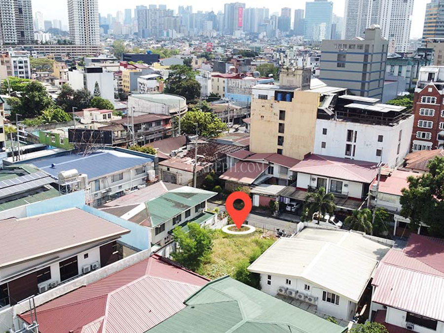 san miguel village makati prime lot for sale aerial view of the village