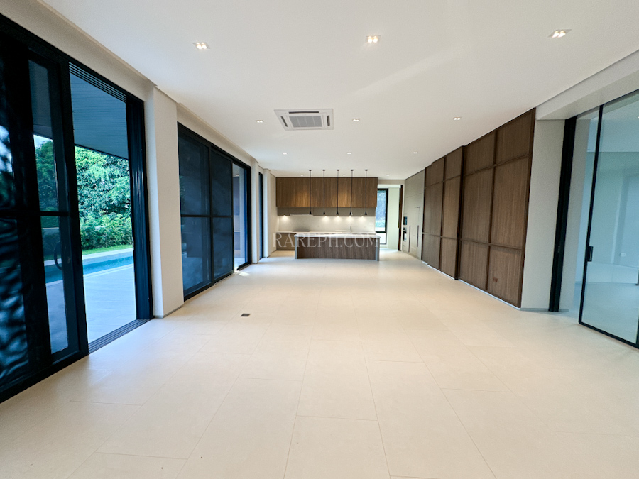 ayala westgrove heights house with pool villa serena living & dining area