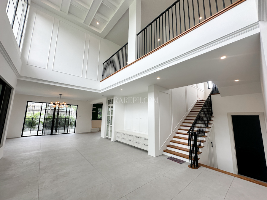 manila southwoods residential estates house french contemporary double volume living area