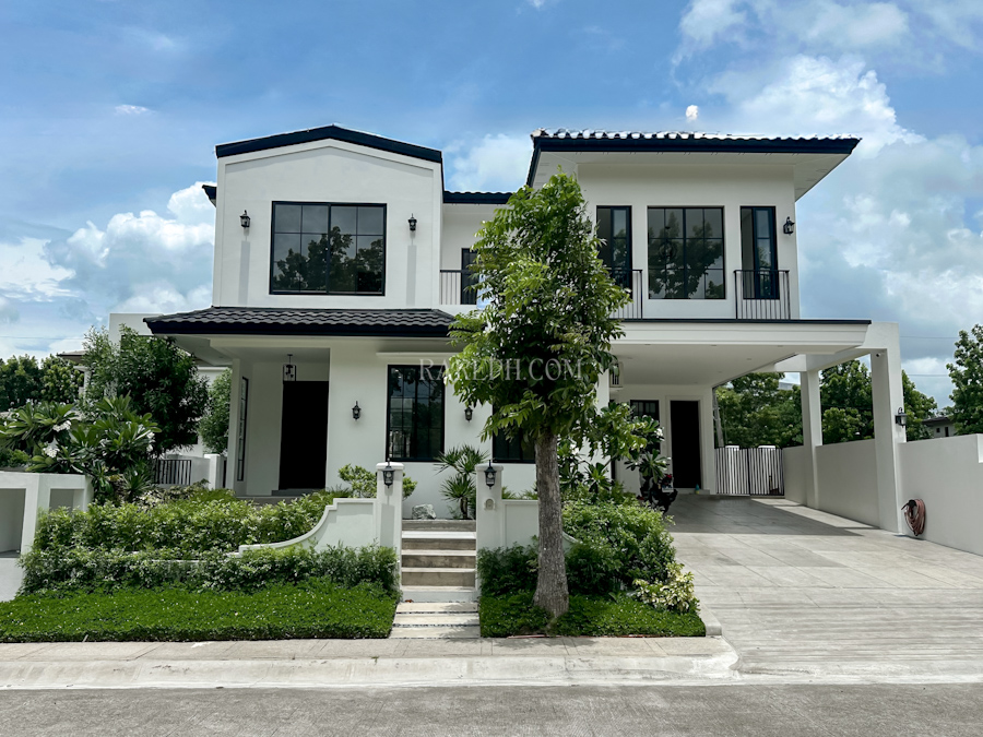 manila southwoods residential estates house french contemporary facade