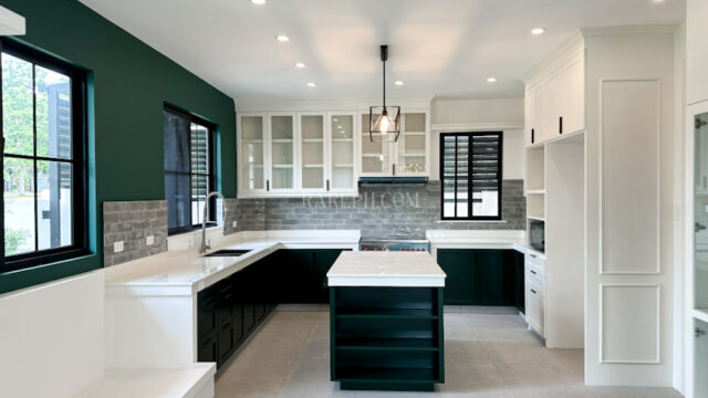 Home manila southwoods residential estates house french contemporary open kitchen with island