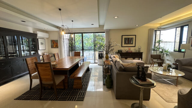 mahogany place acacia estates taguig house for sale dining and living